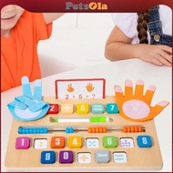 [PETSOLA] Educational Learning Number Toy Number Blocks Gift Preschool Learning Toys