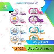Philip Avent Ultra Air ANIMAL Soother (2 Pieces)