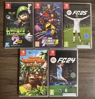 Nintendo Switch Games: Luigi's Mansion 2, Marvel, Donkey Kong, FC25, FC24