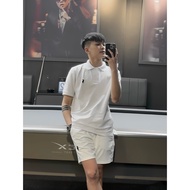 Ralp Laurent Men's Shorts Crab Leg Flannel with Horse Pattern Men'sShorts Wide Leg Short Form Above 