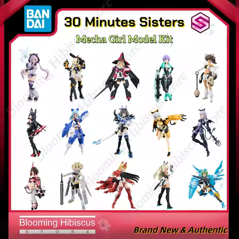 Bandai 30MS 30 Minutes Sisters Mecha Girl Model Kit Exquisitely Designed Multiple Styles Interchange