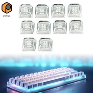 [prettyia] 10Pcs 1U Xda Profile Keycaps Gaming Keyboard Parts Compact PC Office Home  Game