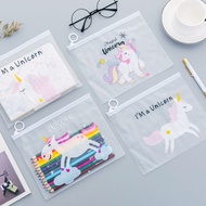 Unicorn Character Transparent Pencil Case