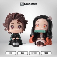 [Bonztore] Demon Slayer Demon Slayer Tanjiro Figure & Nezuko Chibi - PVC Figure KNY009