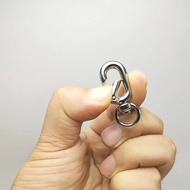 【现货】High-End Press Open Keychain Creative Zinc Alloy Simple Keychain Ring Luggage Buckle Keychain Da