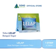 Lelap Medicine For Sleeping Disorders 1 Strip @4 Tablets - Not Melatonin