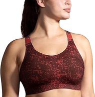 Brooks Dare Racerback 2.0 Women s Run Bra - RR Glitch Print/Copper - 36E