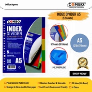 Index Divider A5 Binder Divider/ Binder Divider/ A5 File Divider/ Plastic Divider/