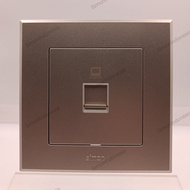 SIMON E3 CHAMPAGNE OUTLET DATA CAT 6 RJ 45