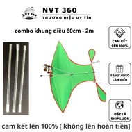 Combo Fiber Optic Cable to Make Great Tea Flute Kite, Song Van, Chinh My, Mother Holding Baby, Fisht