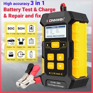 【Local Stock】Konnwei KW510 UK US EU PLUG Full Automatic Car Battery Tester & Charger & Repair Analyz