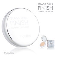 แป้งผิวสวย GLASS SKIN FINISH COMPACT POWDER (thanthai)