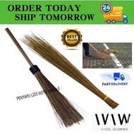 Penyapu Lidi Local Panjang/ Lidi Broom With Handle/ Penyapu Lidi