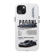 Phone Phone Case Suitable for iPhone TK Foreign Trade Hot-selling PAGANI Car Model Two-in-One Film C