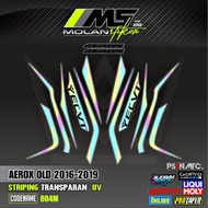 Decal Sticker Striping Variation Transparent Uv Aerox Old Aerox Old Aerox 155 2016-2019 Aerox V1 Aer