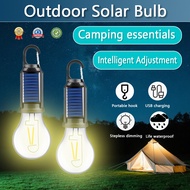 Solar Camping Light Outdoor Waterproof Light Bulb Portable Emergency Light Bulb
