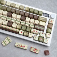 MAIMOOO Matcha Strawberry Cake Keycap PBT 120 Keys MOA/Cherry Profile Aula F75 F99 RK100 Dye Sublima