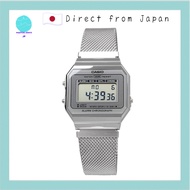 CASIO Digital Watch Vintage Series A700WM-7A Metal Mesh Band Men's/Women's Silver Overseas Model [Pa