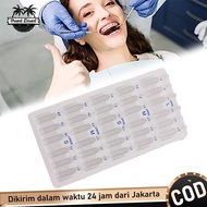 30Pcs/Set Veneer Gigi  Form Dental Cetakan Veneer Gigi Alat Pemutih Veneer Gigi