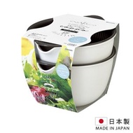 Inomata - 黑白濾鍋套裝 兩個裝 瀝水籃 洗菜籃 水果籃 排水兜 易握小型圓形 廚房用具 打蛋器皿膠兜膠碗 [日本製]