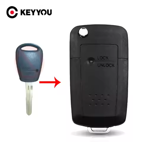 KEYYOU For Hyundai H1 Getz Accent For Kia Rio Picanto Carens Remote Key Shell Case Cover 1 Side Butt
