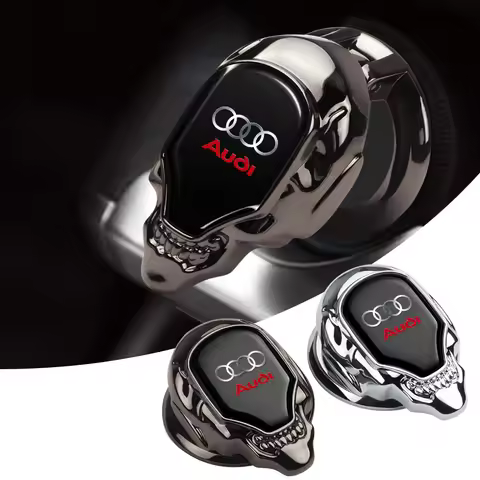 Car Styling One-button Start Button Cover Stickers For Audi A4 B7 A6 C7 B9 B6 A5 B8 C6 4F A5 A3 A1 S