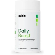 Mida Health® Daily Boost 3-in-1 Weight Loss, Energy, Focus Support for Women & Men | 7-Keto DHEA The