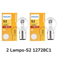Philips | Philips S2 12V 35/35W +30% Bright High Low Beam BA20d Motorcycle Halogen Lamp 12728C1 Uses