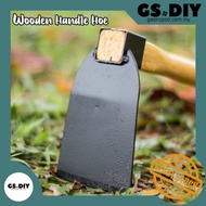 14.5" Mini Hoe Cangkul Kecil With Wood Handle, Hoegaarden😤Cangkul Cap Buaya, Cangkul Longkang, Cangk