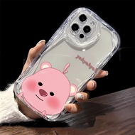 Middle finger beaver For iPhone 15 Plus Pro Max 14 13 12 11 / Xs Max Xr 7 8 Plus 6 6S Plus wave cream Soft shell anti-fall phone