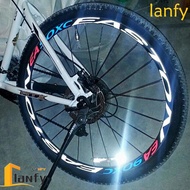 LANFY Bike Wheel Rims Cycling Bike Accessories Bike Wheel Stickers MTB Bike Multicolor Bicycle Stick