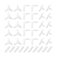 5Pcs Air Tubing Connector Aquarium Air Pump Line Tube connectors 4mm Tee/Straight/Elbow/Y Connectors