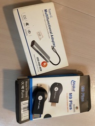 Type-C轉接器 + Anycast M9 Plus 無線投屏器