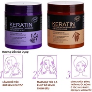 Kem ủ tóc KERATIN COLLAGEN 1000ML LAVENDER BRAZIL NUT - Ủ hấp tóc cung cấp dưỡng chất KERATIN & COLL