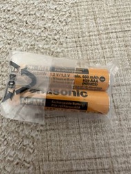 Panasonic Ni-MH AAA / 3A Rechargeable Battery 1.2V 650mAh 2 pcs 樂聲牌充電池 兩粒 for 室內無線電話  ( ♻️ 以物易物 / sw