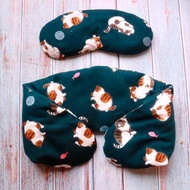 【慵懶】肩頸用草本熱敷墊 溫敷眼罩 微波加熱 舒緩肩頸痠痛