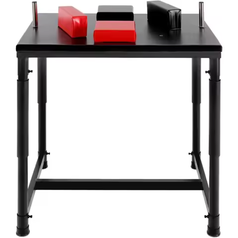 Arm Wrestling Table, 2204 LBS Adjustable Standard Arm Wrestling Battle Table, Stainless Steel Wrist 