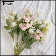 MELEN Artificial Lisianthus Flowers, Artificial Flowers Simulation Design Artificial Eustoma Grandif