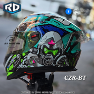 หมวกกันน็อค RD Random  รุ่น CZR-BT รองรับการติดตั้งบลูทูธ Bluetooth Helmet  ถอดซักได้ ฟรีถุง แถมชิวด