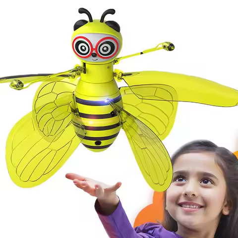 Mini Drone Induction by Hand Bee UFO Toys for Kids Bee Drones Gifts RC Helicopter Quadrocopter Drone