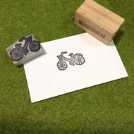 腳踏車▣手刻橡皮章