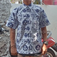 BAJU BATIK SMP PENDEK SERAGAM SEKOLAH SIZE: ( 9s/d 20)