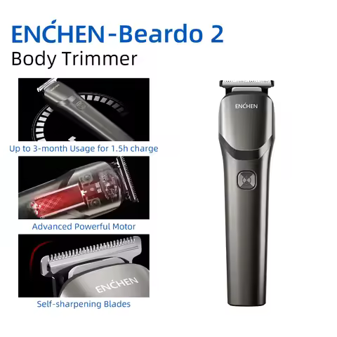 ENCHEN Hair Trimmer Professional Hair Clipper Hair Cutting Machine Multi-functional Portable Body Tr