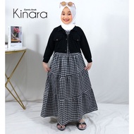 Latest 2025 3 4 Years 8 7 1 10 5 Cool Material Games2026 Ank Dress Long Import Khimar Motif Cool Sui