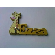 / name wall clock, unique/ wall clock, unique gift,/ wall clock,/ name clock, wooden name clock, wal