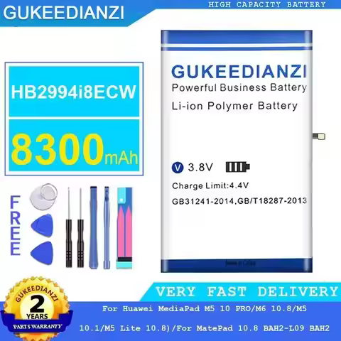 Battery Hb2994i8ecw 8300Mah For Huawei Mediapad M5 10 Pro M6 10.8 10.1 Lite For Matepad BAH2-L09 BAH