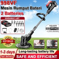 [High Quality] Mesin Rumput 998VF Lawn Mower Rechargeable Grass Cutter Cordless Grass Trimmer Electr