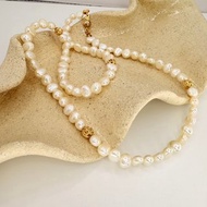 天然淡水巴洛克珍珠項鍊