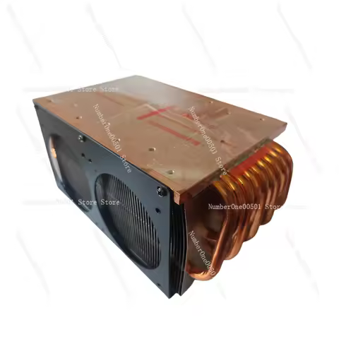 Copper Heat Pipe Heatsink 200W/300W/600W LED Chip Semiconductor IGBT IC Testing Inverter Cooling