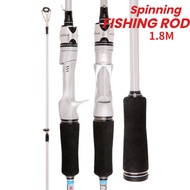 1.8M Silver lure rod, ML lure rod, medium-hard in hardness, portable travel rod